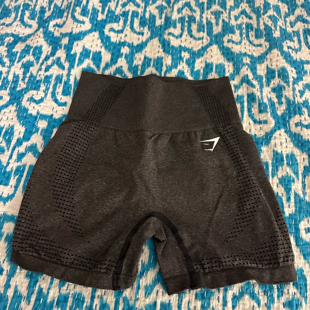 Women's Gymshark Black Heather Shorts